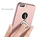 iPhone 8 Plus Case with 360 Degree Rotation Ring Holder Kickstand Function Ultra Thin Hard Cover for iPhone 8 Plus 5.5inch (iPhone 8 Plus 5.5
