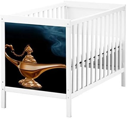 Amazon De Set Mobelaufkleber Fur Ikea Sundvik Babybett Kinderzimmer Marchen Lampe Kat2 Dschinn Su1 Aufkleber Mobelfolie Sticker Ohne Mobel Folie 25t2682