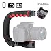 ULANZI U-Grip Pro Handheld Video Rig Steadicam with Triple Cold Shoe, Stabilizing Handle Grip Compatible for iPhone Xs 8 7plus GoPro 7 6 5 Canon NikonSony DSLR Cameras primary