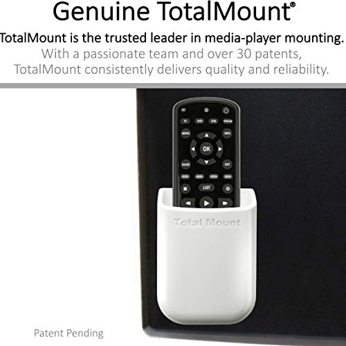 TotalMount Universal Remote Holders (Quantity 2 - One Remote per Holder - White)