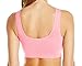 Cabales Women's 3-Pack Seamless Wireless Sports Bra with Removable Pads, Pink/Blue/Dark Purple, Small