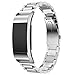 Maxjoy for Fitbit Charge 2 Bands - Charge2 Metal Replacement Strap, Milanese Loop Stainless Steel Bracelet Small Large Wristband Accessories Band for Fitbit Charge 2 Tracker (Rose Gold, Black, Silver)