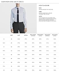 Calvin Klein Men's Dress Shirts Slim Fit Non Iron