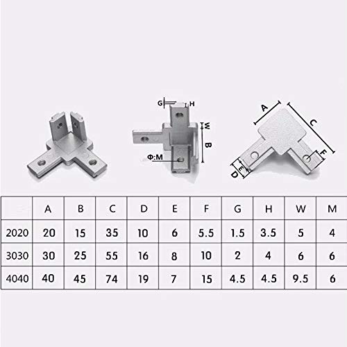 1 Bracket+Connector+Aluminum+Extrusion+Profile