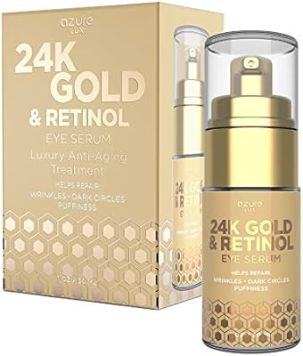 azure 24k gold & retinol eye serum review