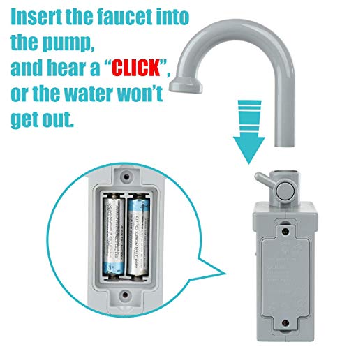 Kids Toy Kitchen Sink Faucet Replacement Accessories for Pretend Play