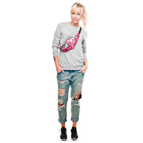 image for TLoowy Clearance! Women Teen Fashion Printed Zipper Fanny Pack Travel 
