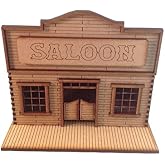 AtomicLaserCutDesigns Saloon MDF 28mm Laser Cut Kit Tombstone Desperado Legends of the Old West