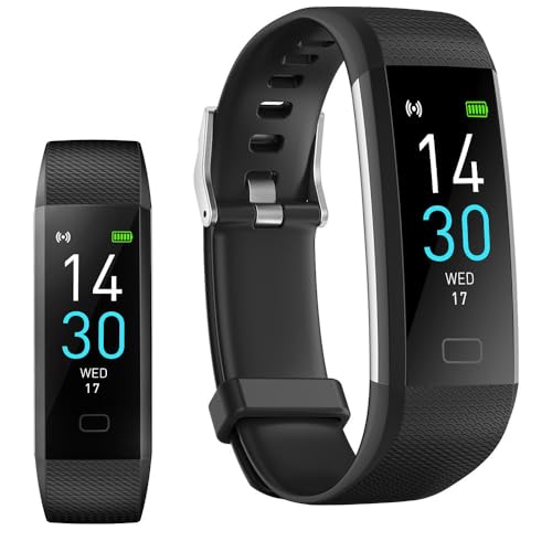 LBOYLOVE® Fitness Tracker, IP68 Waterproof Fitness Wristband, Smart Band with Heart Rate Monitor/Step Counter/Alarm/Timer/Calories/Sleep Monitor for Men and Women
