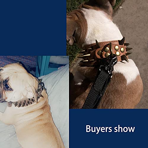 The Mighty Large Spiked Studded Dog Collar,Protect The Dog’s Neck from