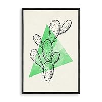 Framed Canvas Wall Art Modern Geometric Pattern Canvas Prints Home Artwork Decoration for Living Room,Bedroom - 16x24 inches