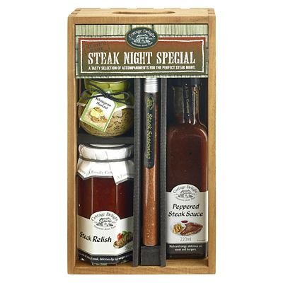 Cottage Delight Steak Night Special Boxed Hamper Ideal Christmas