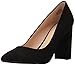 NINE WEST Women's Astoria Pump, Black Suede, 7.5 Medium US