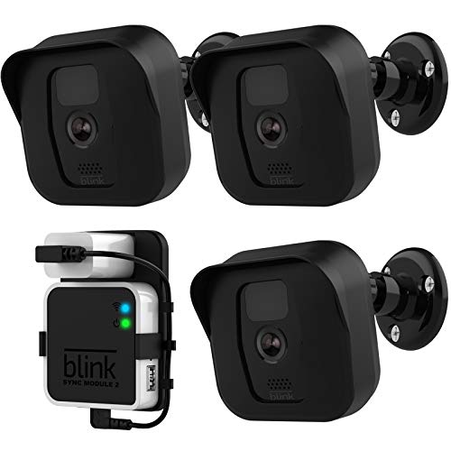Blink Outdoor Camera Wall Mount Bracket, Weather Proof 360 Degree Full Protective Adjustable