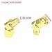 RP SMA Male to RP SMA Female 45 Degree Antenna Adapter Gold Plated Connector for FPV Race RX5808 Fatshark Goggles Pack of 2