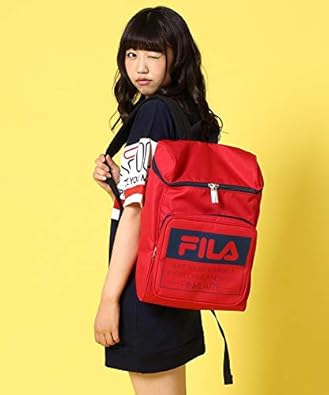 Amazon ピンク ラテ リュック Filaロゴリュック キッズ オフホワイト 003 00 リュックサック