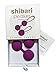 Shibari Kegel Dual Weighted High Grade Silicone Exercise Kit for Bladder Control and Pelvic Floor, Purple