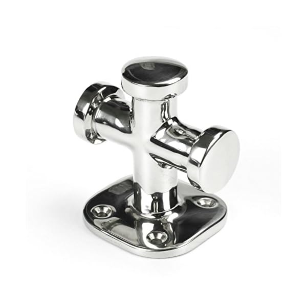 Mizugiwa-Marine-Single-Cross-Bollard-Stainless-Steel-Boat-Yacht-Heavy-Duty-Cleat