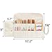 Teamoy Knitting Needles Holder Case(up to 11 Inches), Cotton Canvas Rolling Organizer for Straight and Circular Knitting Needles, Crochet Hooks and Accessories, Arrow - NO Accessories Included