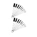 2 Sets of 10 nylon and metal cleaning brushes for pipes primary