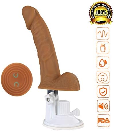Qao Dan 9 Inch 6 Speeds Silicone Flesh Realistic Tools Waterproof for Women