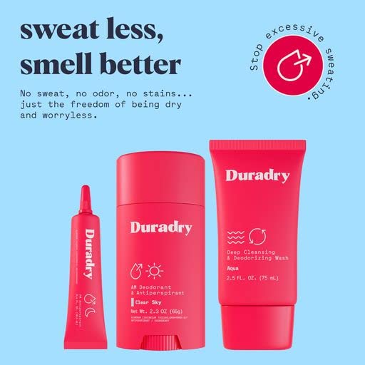 Duradry 3Step Protection System AM Deodorant, PM Antiperspirant Gel