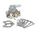 New 791230 Carburetor Carb Replacement with Mounting Gasket Kit for Briggs & Stratton V-Twin 4 Cycle 20HP 21HP 23HP 24HP 25HP Vertical Engines Replace OE# 799230 699709 499804 MIA10632