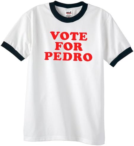 DirtyRagz Men's Vote for Pedro Ringer T Shirt