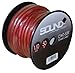 SoundBox Connected 0 Gauge 50' Wire UltraFlex Amplifier Power/Ground Cable, Red