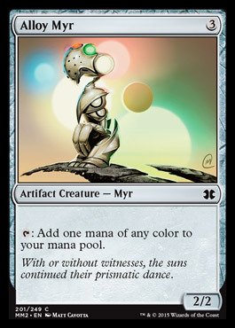 Magic: the Gathering - Alloy Myr (201/249) - Modern Masters 2015