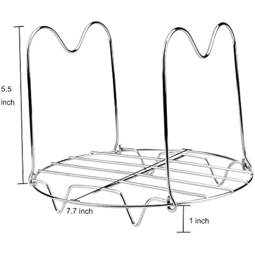Steamer Pressure Cookers Rack Trivet With Long Handles Compatible
