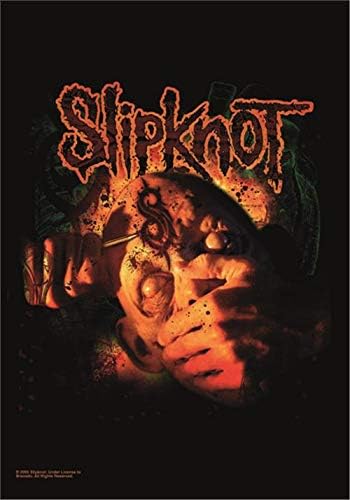 Heart Rock Slipknot 4 F, Fabric, Multi-Coloured, 110x75x0.1 cm
