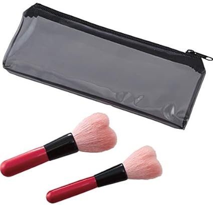 Amazon Co Jp 熊野化粧筆 ハート フェイス チークブラシセット Kfi 10ht ホーム キッチン