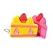 LIGONG Squishy Toys,Cute Jumbo Slow Rising Squishies,Stress Relief Super Soft Strawberry Layer Cream Cake 8CM(Random Delivery)