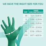 Ansell TouchNTuff 92-600 Nitrile Gloves Purple? Green Large 100 view 10