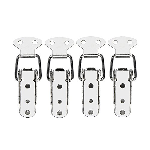 image for E-TING 4Pcs Stainless Steel Spring Loaded Toggle Latch Catch Clamp Cli