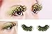 Hitece@ New 3 pairs Deluxe Party Feather False Eyelashes Eye Lashes For Halloween Party