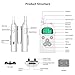 iThrough Shock Collar for Dogs, Dog Training Collar Remote, Rechargeable Small Dog Bark Collar with 1-5 Level Beep, Vibration Control and Shock LCD Display for Dogs, Electronic No Barking Collar