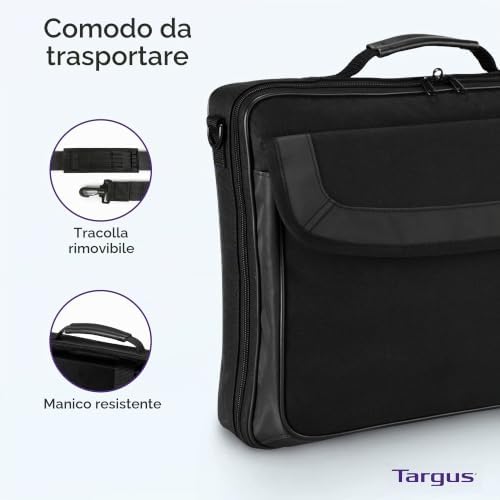 Classic TAR300 - Borsa per notebook con schermo da 15,6”, colore: nero