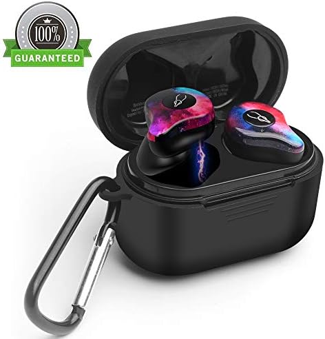 Bluetooth 5.0 Headphones Wireless, YOLOCE Bluetooth 5.0 True Wireless Earbuds with 750mAh Charging Case Wireless Earphones Hi-Fi Stereo Sound, IPX5 Sweat-proof, Built-in Microphones, 4-6H Playtime, Self-pairing Bluetooth Earphones for Smartphone, Tablet and Laptop(Flame)