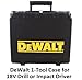 DeWALT Hard Plastic Universal Drill/Driver and Hammer Drill Tool Case