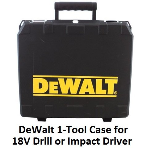 DeWALT Hard Plastic Universal Drill/Driver and Hammer Drill Tool Case