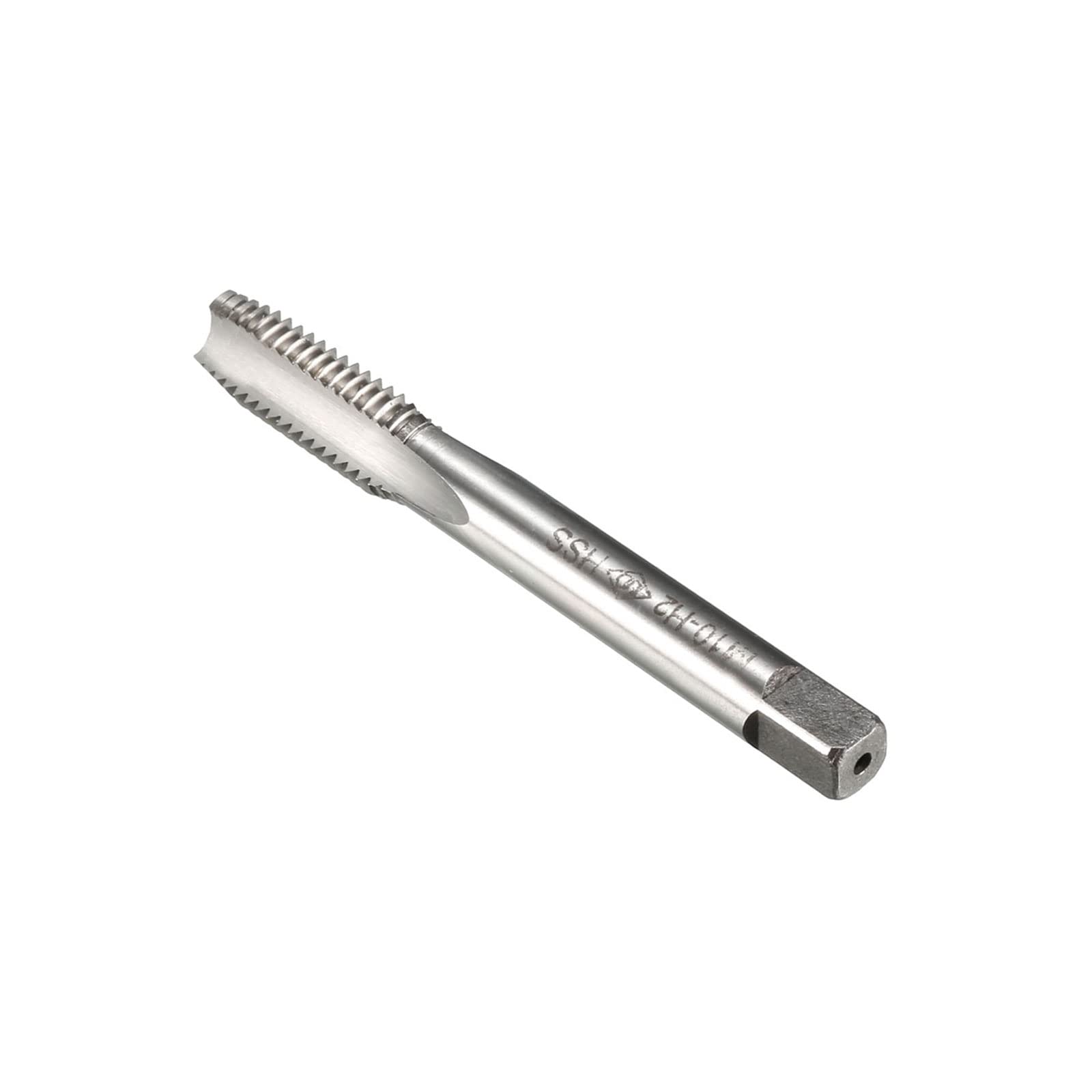 CoCud Thread Milling Taps, Metric M10 x 1.5 Thread H2, High Speed Steel Machine 3 Straight Flutes Screw Threading Tool - (Applications: for Tapping Drilling Machine), 1-Piece