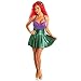 Disiao Sea Dreams Mermaids Role Play Costume Set Halloween Green and Purple