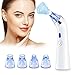 Blackhead Remover Vacuum-Facial Pore Vacuum Electric Blackhead Extractor Clean Tool with 5 Adjustable Suction Power ,4 Replacement Probes ,USB Rechargeable and LED Screen