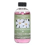 Aromatherapy Hosley Premium Jasmine & White Gardenia Floral Scent Reed Diffuser Refills Oil, 230 ml (7.75 fl oz) Made in USA. BULK BUY. Ideal GIFT for weddings, spa, Reiki, Meditation settings