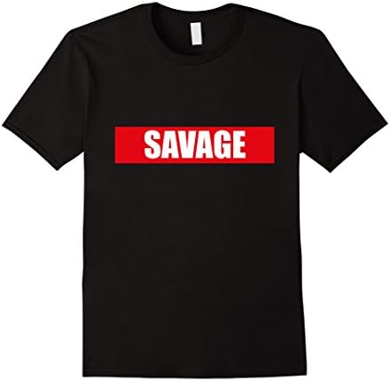 Men's Savage Label T-Shirt Men Women Kids Size Small Black