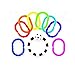 Baby's First Rattles Developmental Giftset for Newborns + | Includes Wrist Rattles, Hourglass Rattle, 9 pc Ring O’ Links, and Grasp & Spin Rattle