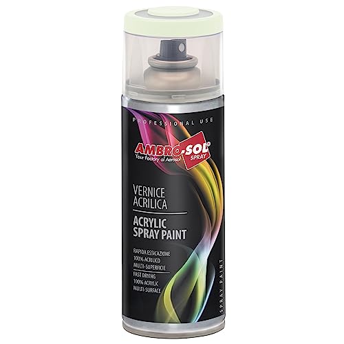 Ambro-Sol V4009002 Multipurpose Acrylic Enamel Spray Paint, White Grey, 400 ml