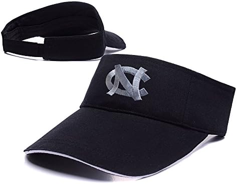 XINMEN University of North Carolina Tar Heels Logo Adjustable Visor Cap Embroidery Sun Hat Sports Visors